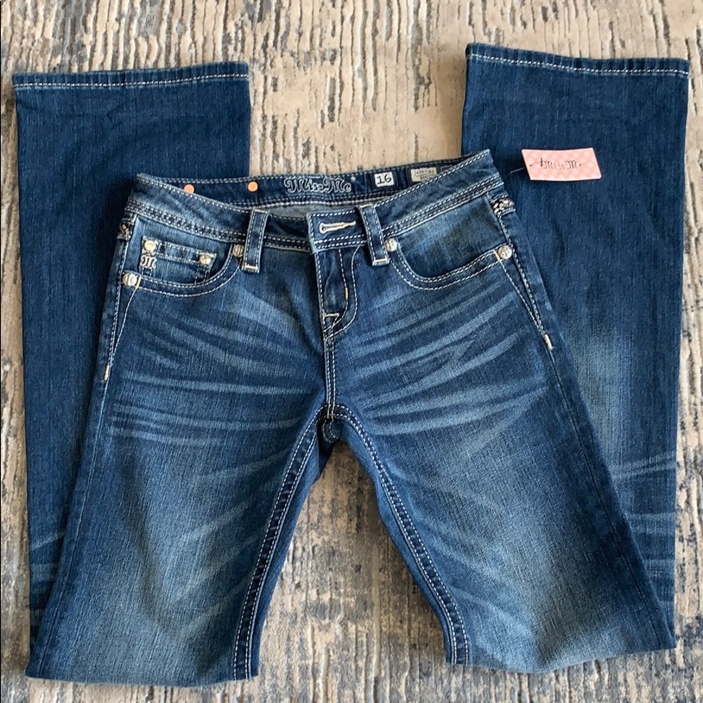 NWT MISS ME GIRLS JEANS  size 16